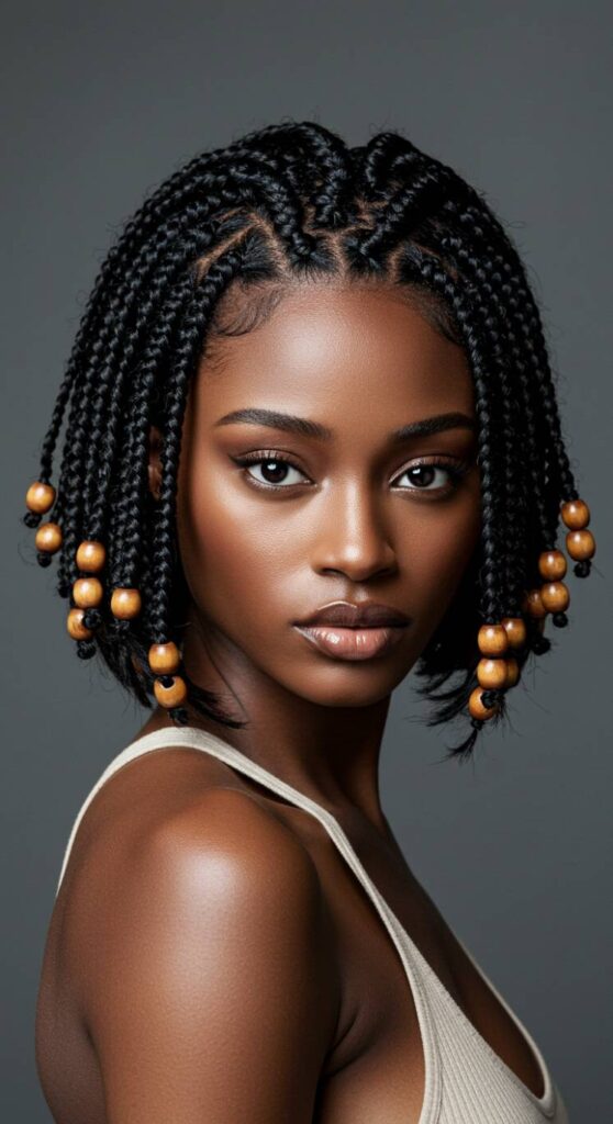 Beaded Bob Braids