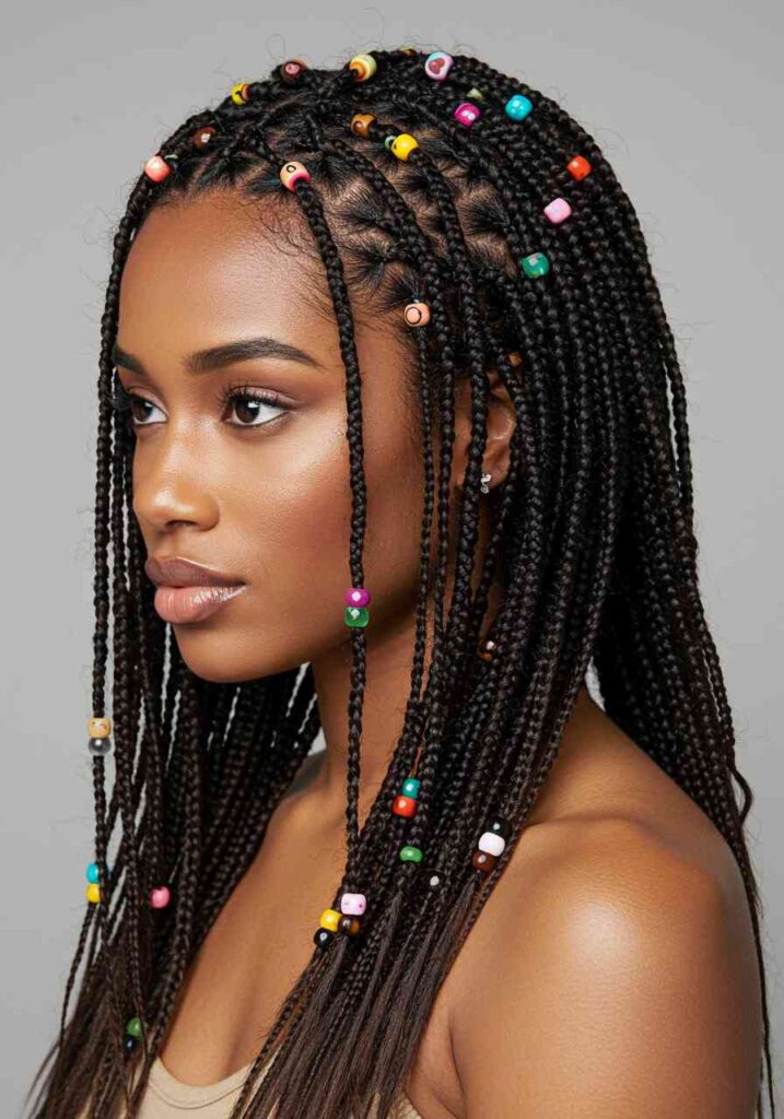 Bohemian Micro Braids with Beads