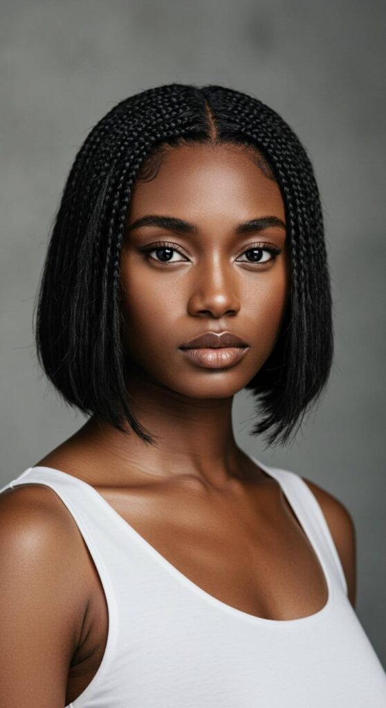 Center Part Bob Braids