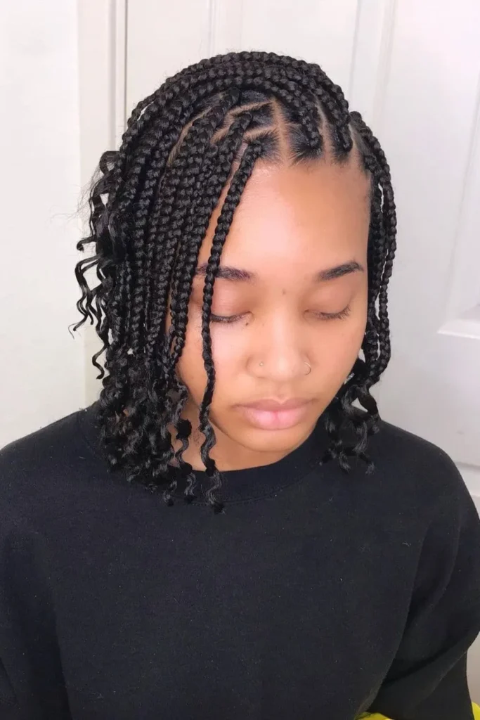 Chic Bob Length Box Braids