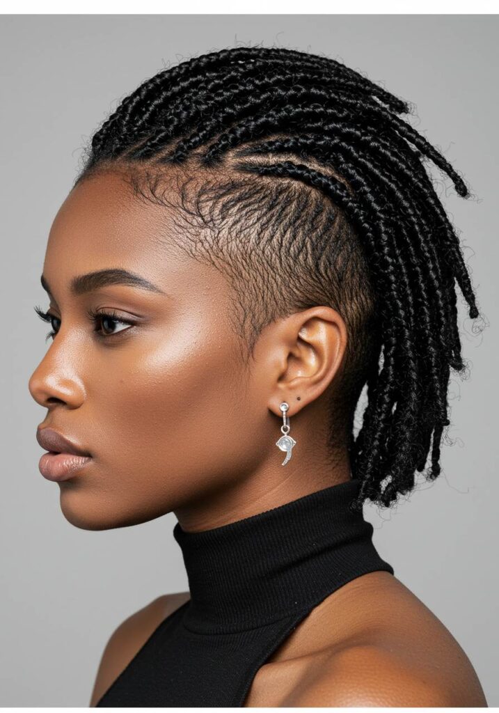 Edgy Braids with Undercut