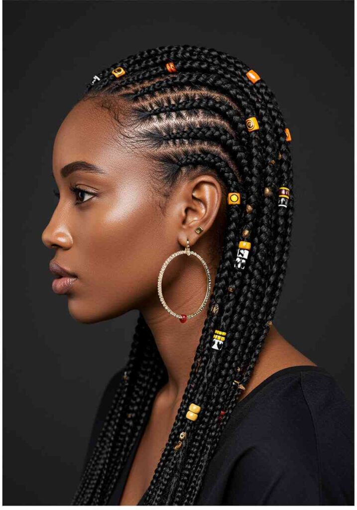 Fulani-Inspired Box Braids