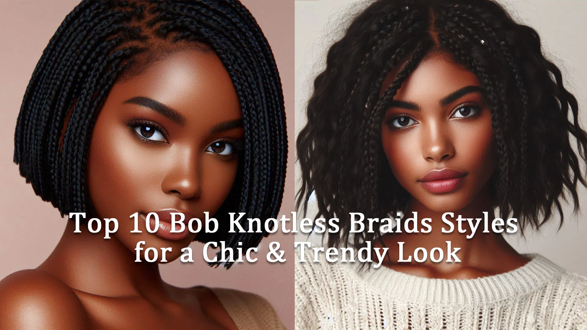 Top 10 Bob Knotless Braids Styles for a Chic & Trendy Look