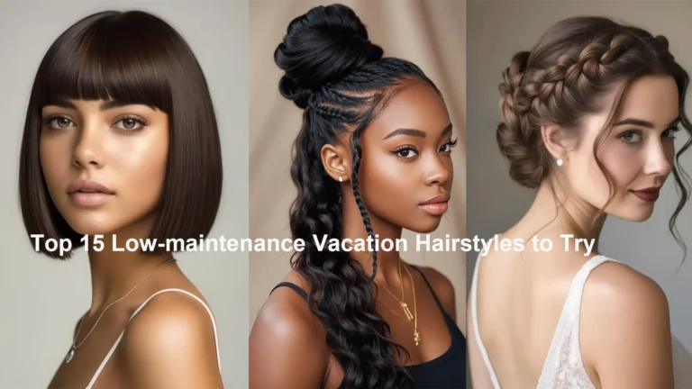 Top 15 Low-maintenance Vacation Hairstyles to Try