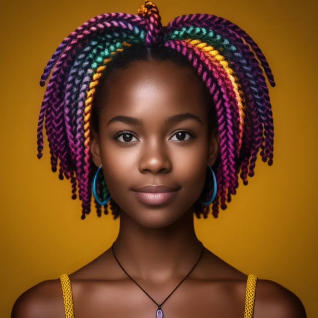 Vibrant Colored Braids