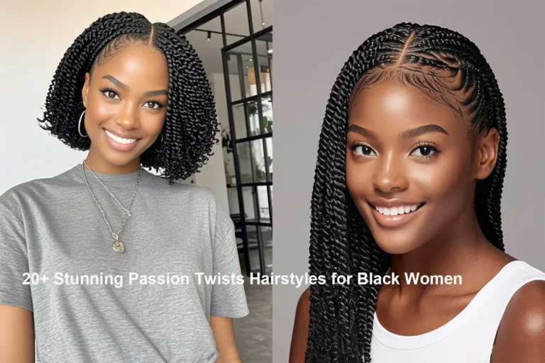 20+ Stunning Passion Twists Hairstyles for Black Women