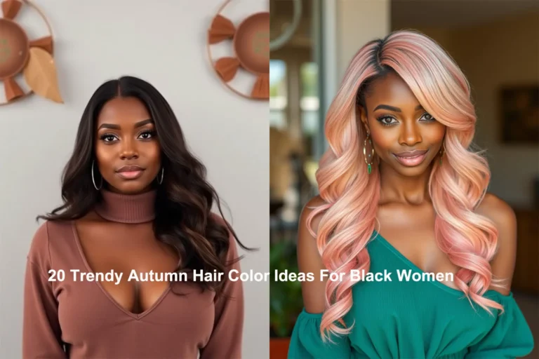 20 Trendy Autumn Hair Color Ideas For Black Women