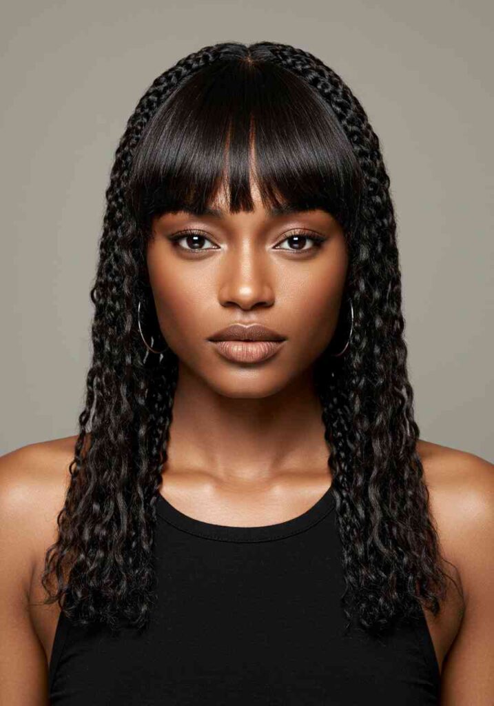 Bora Bora Braids with Bangs