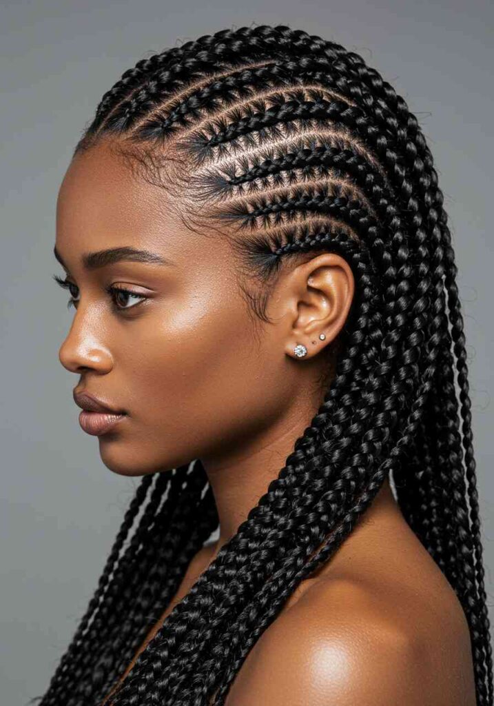 Feed-In Cornrows