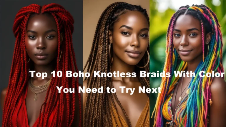 Top 10 Boho Knotless Braids With Color You Need to Try Next