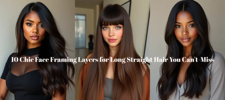 10 Chic Face Framing Layers for Long Straight Hair You Can't-Miss