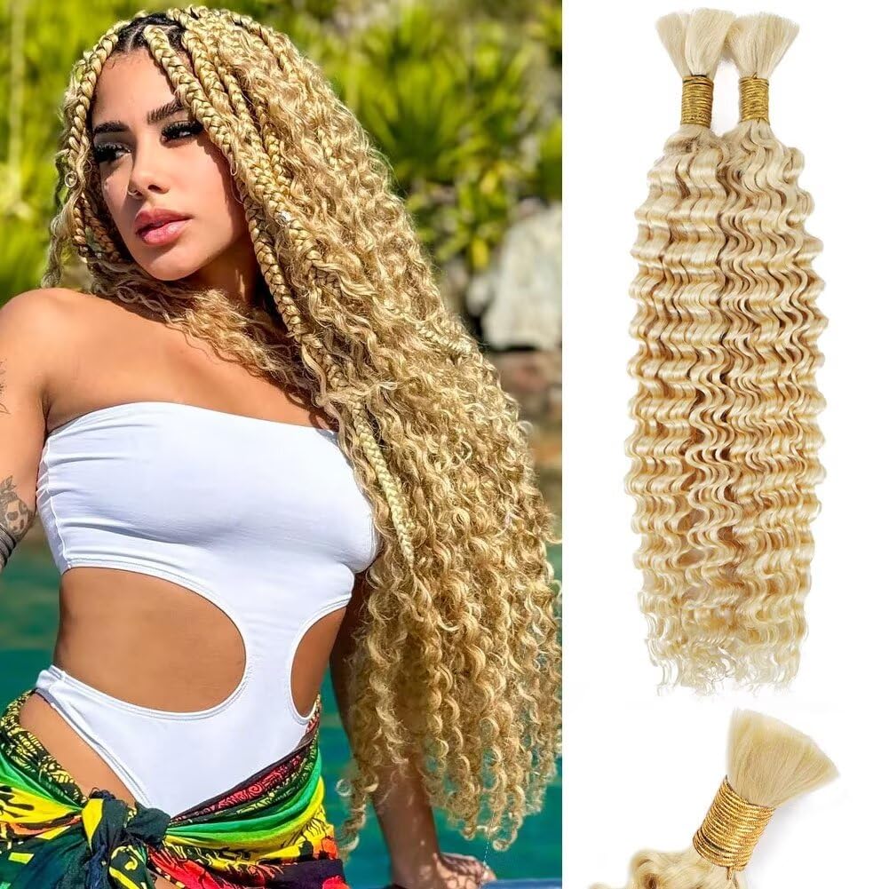 613 Blonde Boho Knotless Braids