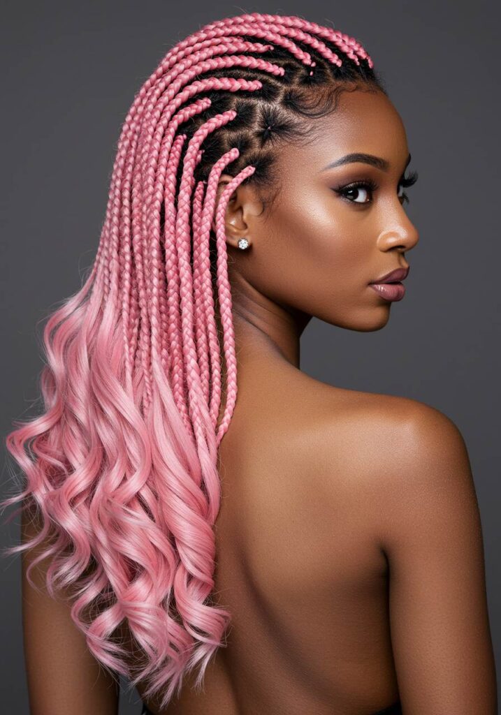 Cotton Candy Pink Ombre