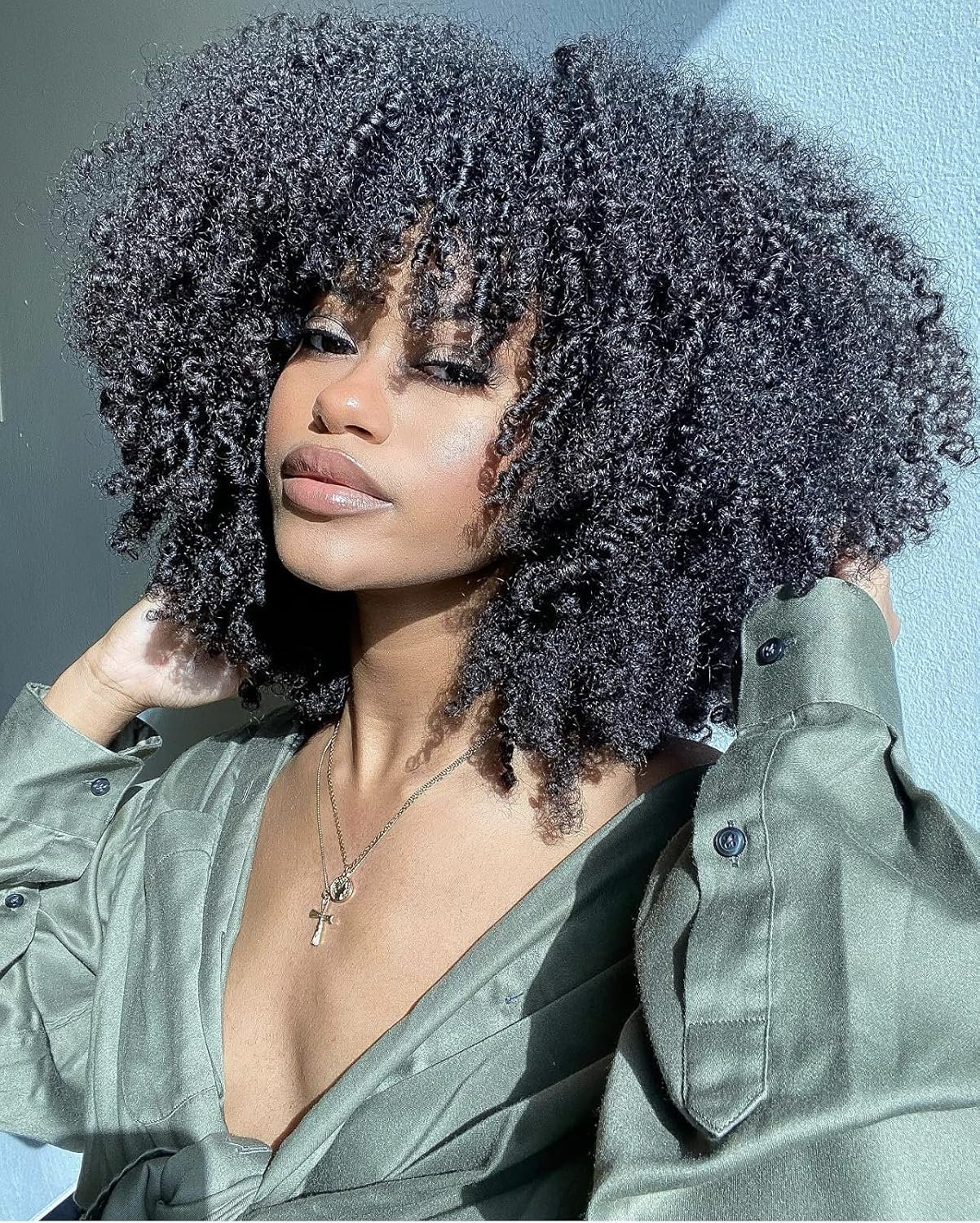 10 Stunning Curly Hairstyles for Medium Natural Black Hair - Aiza Beauty