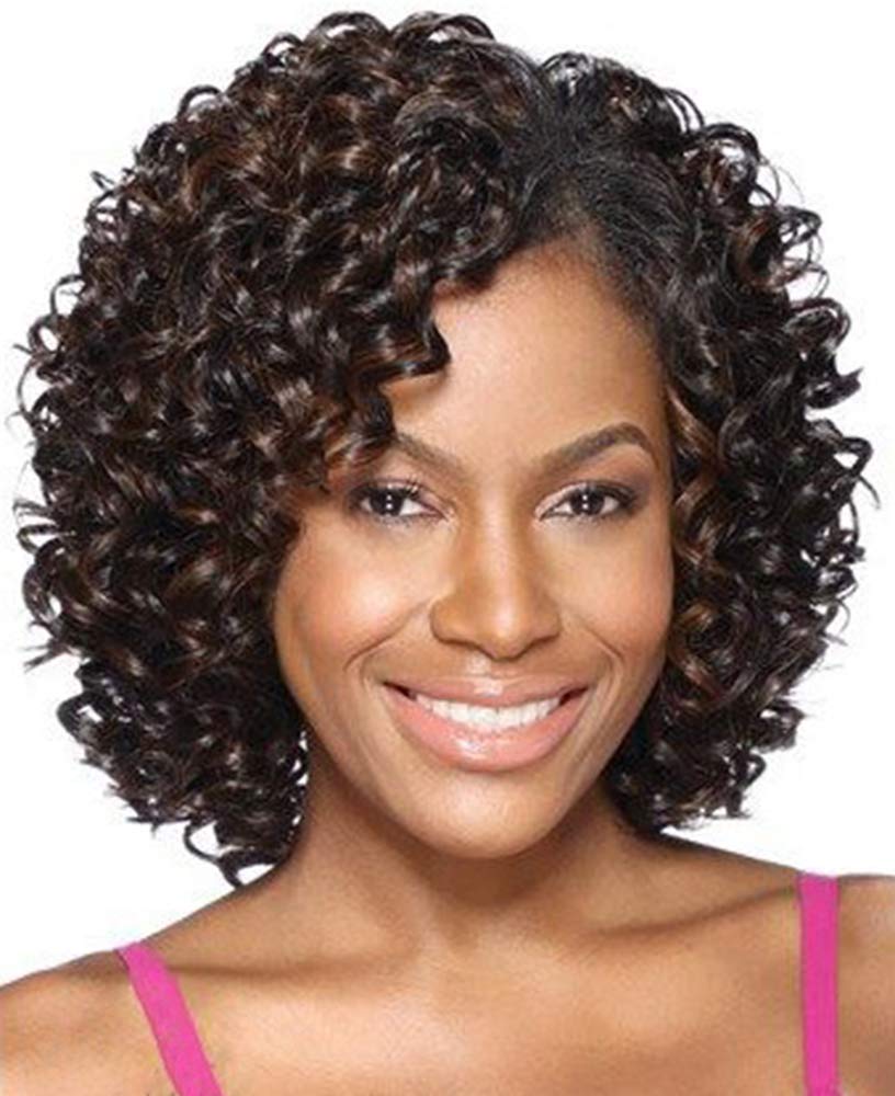 Curly Asymmetrical Bob