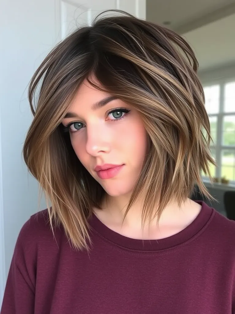 Messy Asymmetrical Bob