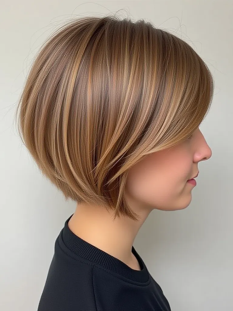 Short Asymmetrical Bob