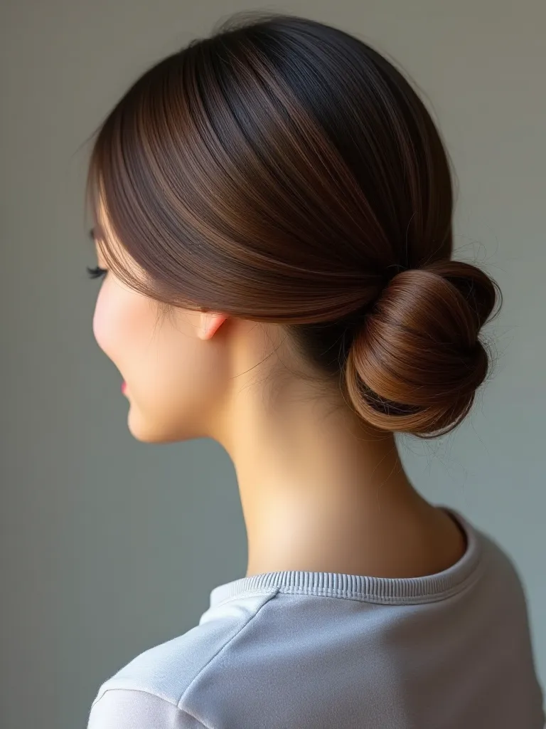 Sleek Low Bun