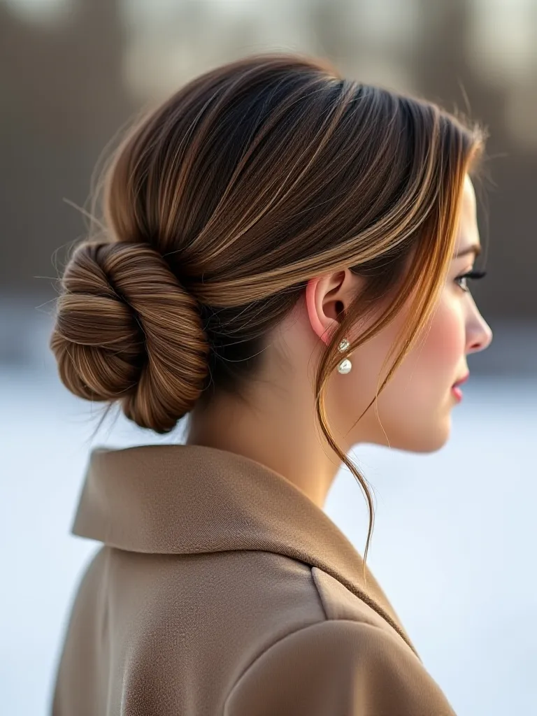 Messy Low Bun