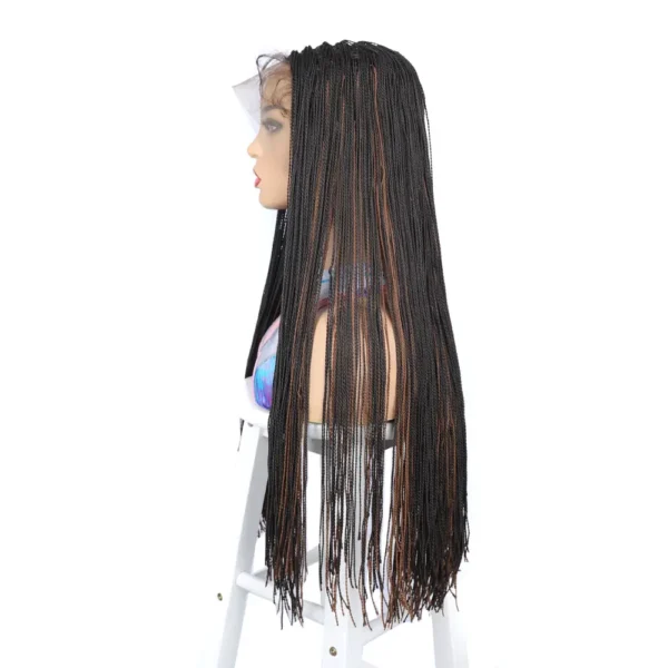 Mini braided lace front wigs 24 Inches - Image 3