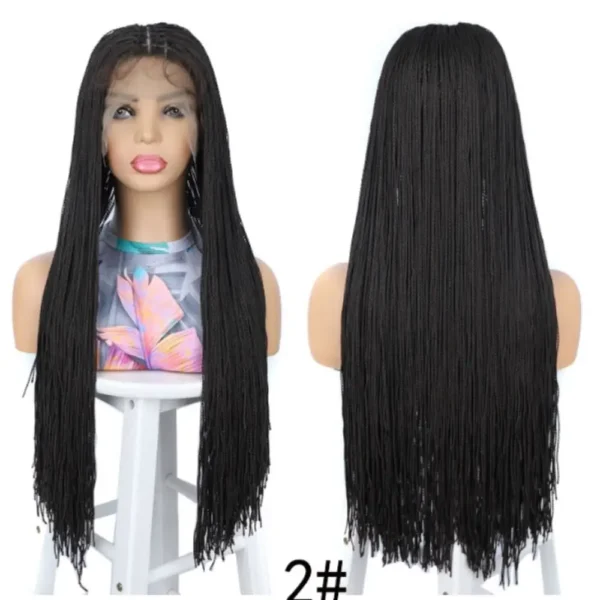 #2 mini braide lace front wig