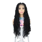 Faux Locs Lace Front Wig 28 Inches