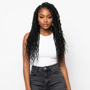 Faux Locs Lace Front Wig-Aiza Beauty