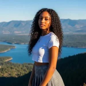 Long Spanish curly human hair