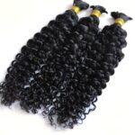 Spanish Curly Bulk Human Braiding Hair for Boho Braids
