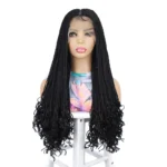 Two Strand Twist Lace Wig With Curly Ends 24 Inches