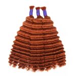 350 Ginger Braiding Hair Deep Wave