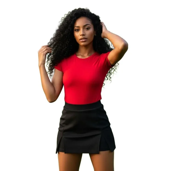 Double drawn bulk human hair kinky curly
