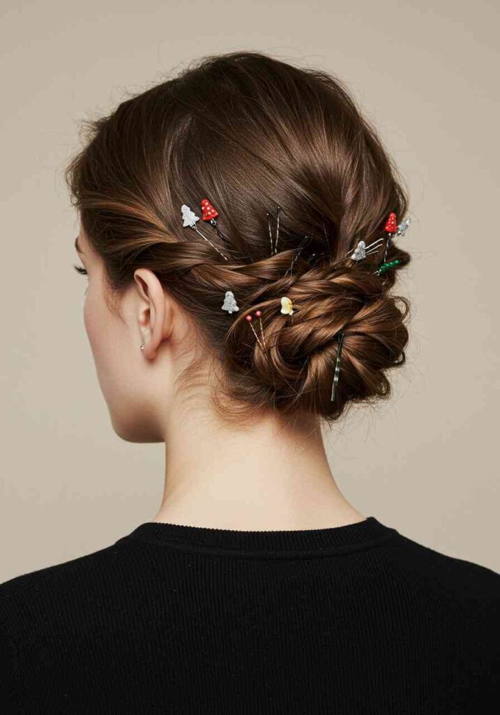 Twinkling Twisted Half-Updo