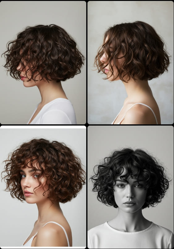 Chin-length bob