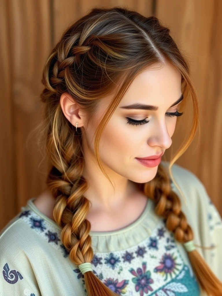 Classic Boho Mermaid Braids