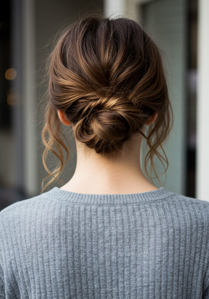 Classic Low Messy Bun