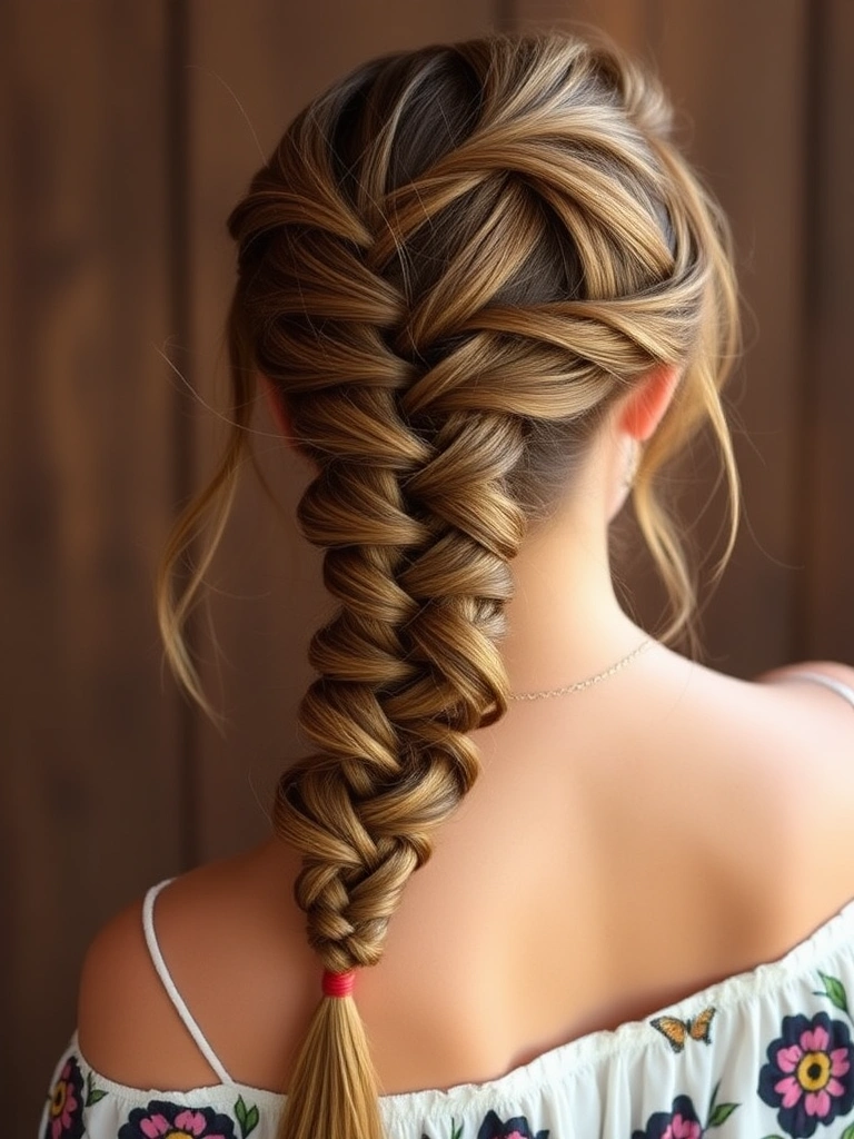 Fishtail Boho Mermaid Braids