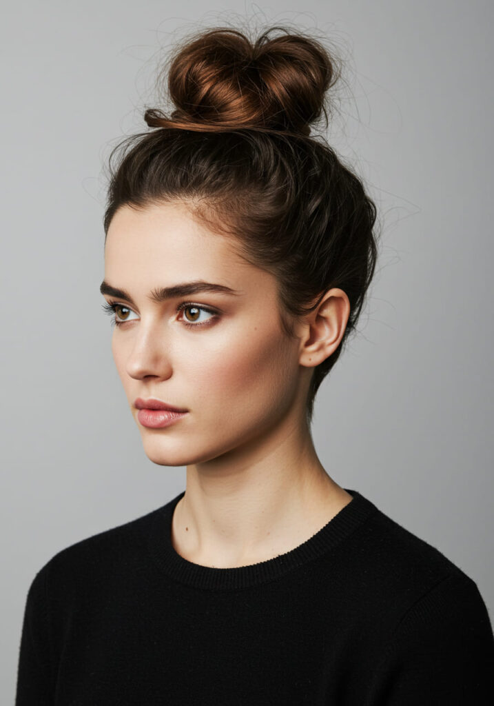 Textured Top Knot