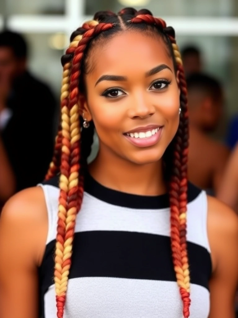 Two-Toned Braids