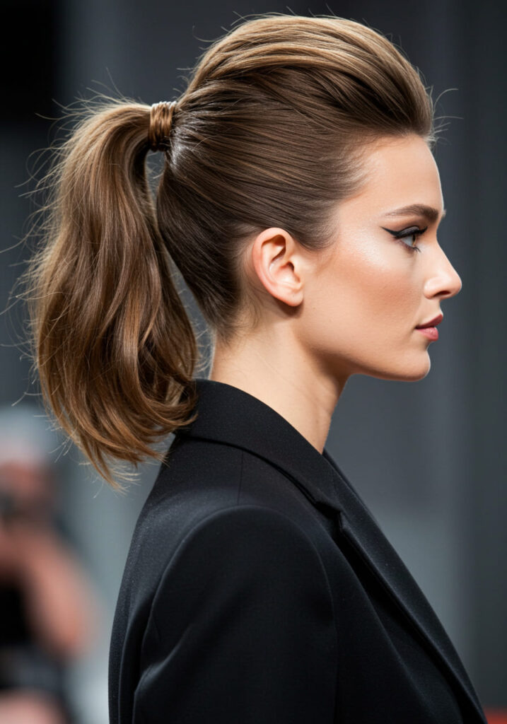 Voluminous High Ponytail