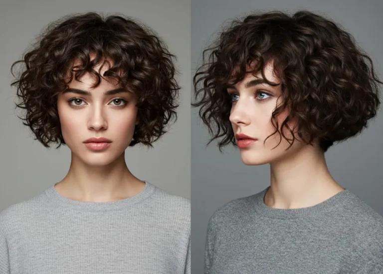 Which Curly French Bob Suits Your Face Shape