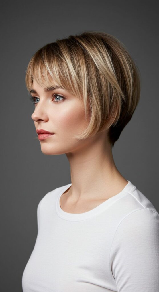 Modern Pixie-Bob with Wispy Fringe