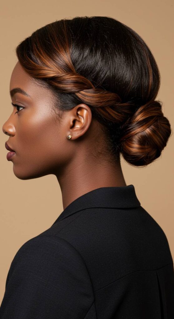 Cinnamon Swirl Updo