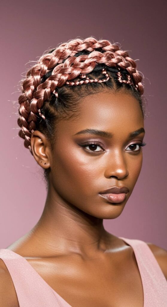 Rose Gold Braided Crown