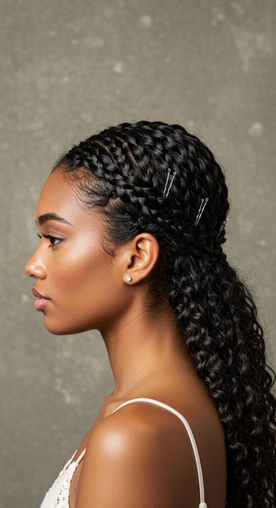 Boho-Inspired Braided Crown