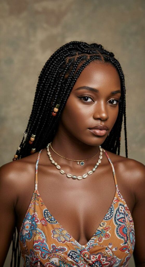 Classic Boho Knotless Braids