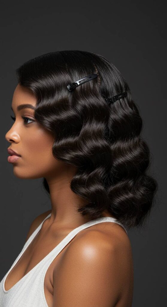 Glamorous Hollywood Waves