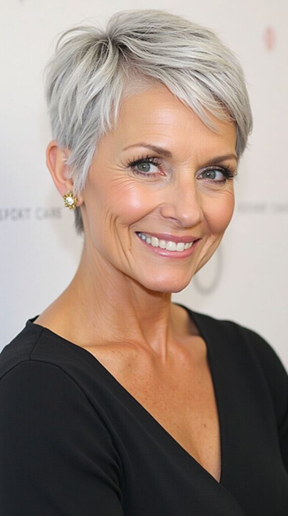 Jamie Lee Curtis’s Iconic Silver Pixie