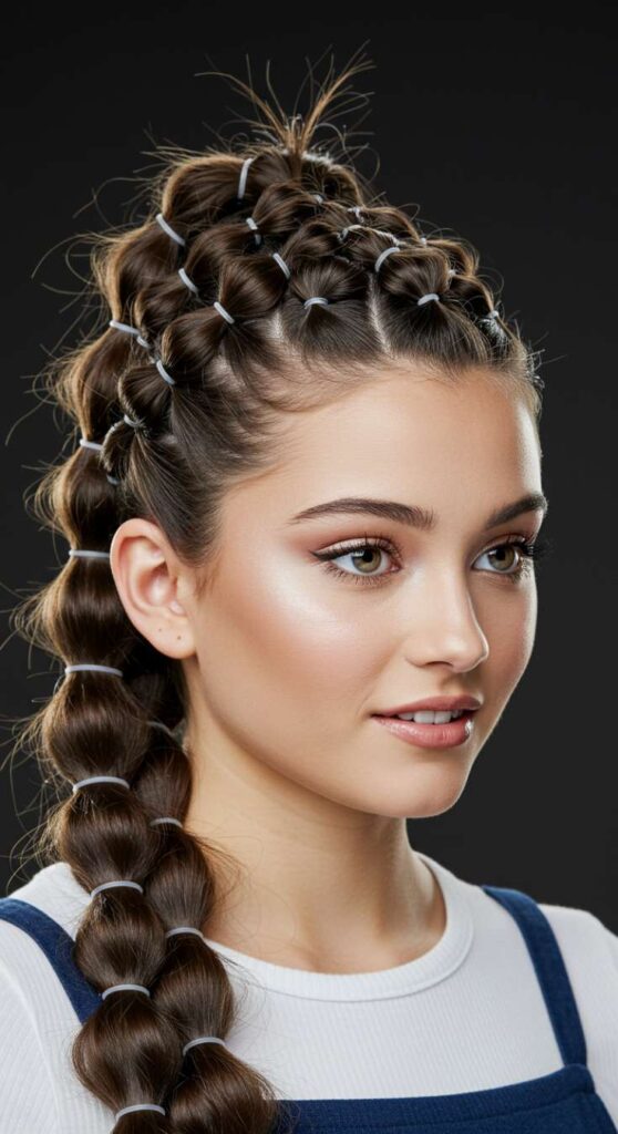 Playful Cascade of Bubble Strands