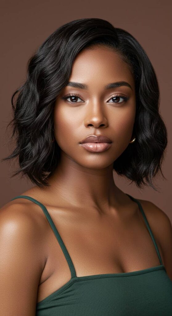 Blunt Cut with Soft Waves